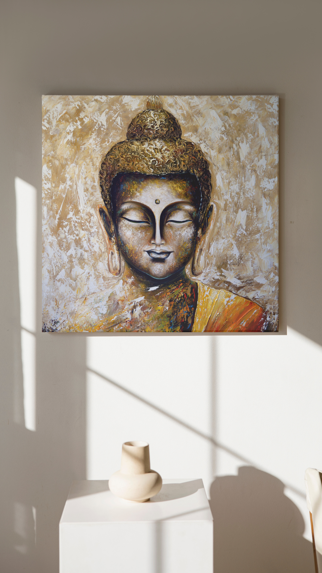 Gena - Buddha | Giclée op canvas