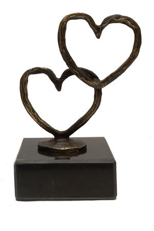 Ger van Tankeren - Twee hartjes één liefde | Sculptuur