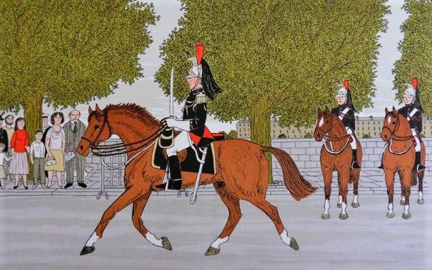 Vincent Haddelsey - The parade | Litho