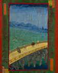 Vincent van Gogh - Brug in de regen (naar Hiroshige) | Giclée op canvas