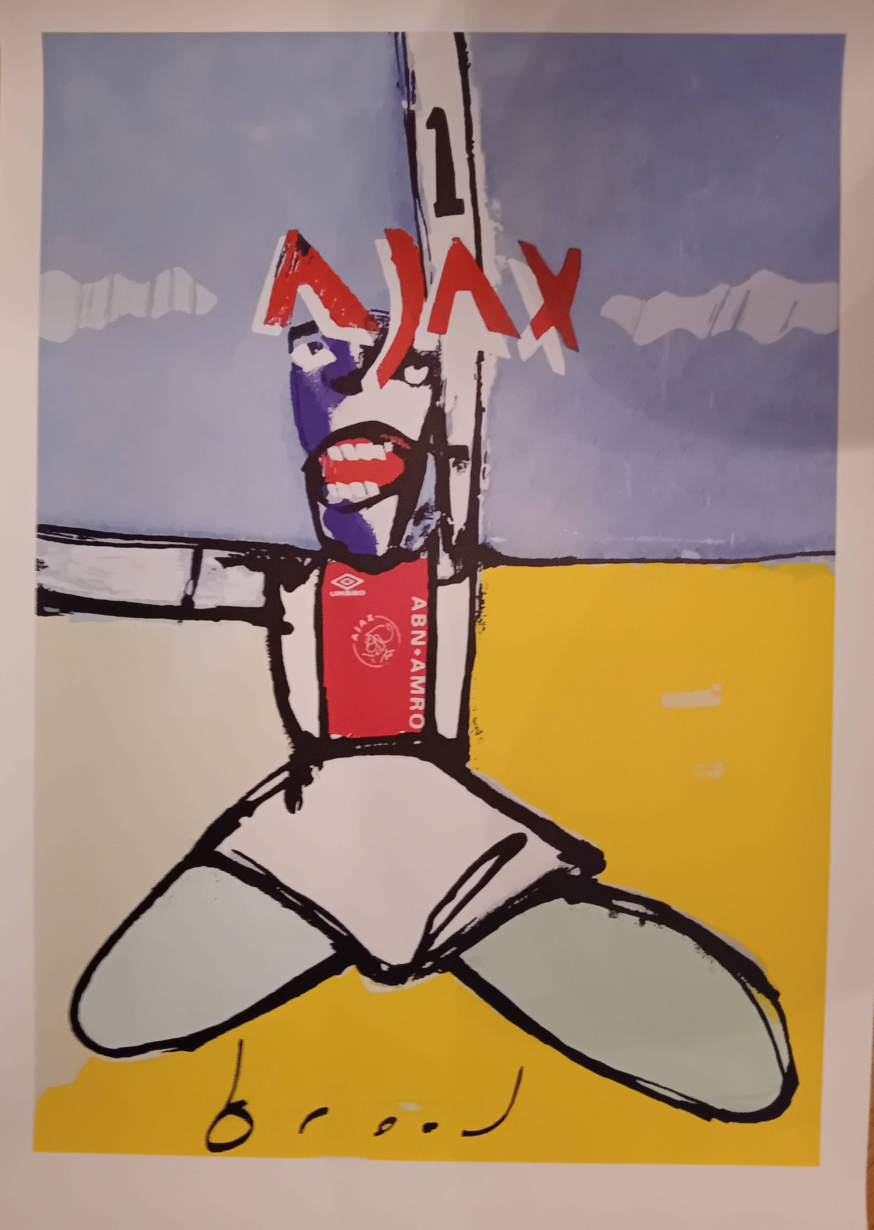 Herman Brood - Ajax wint | Canvas