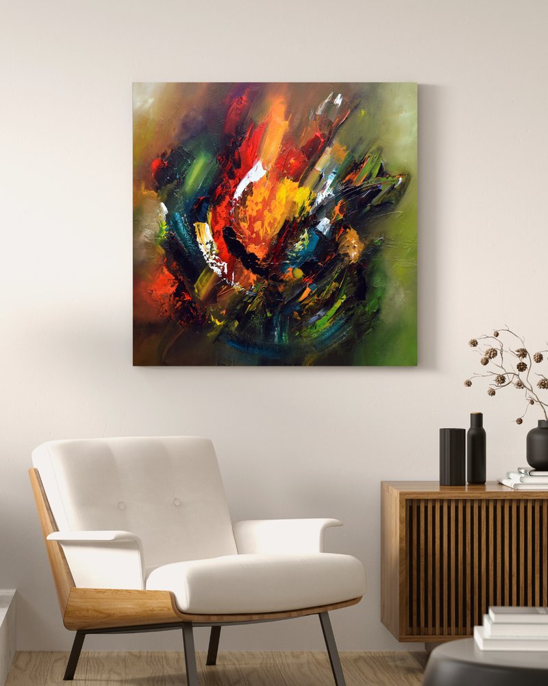 Gena - Abstract III | Giclée op canvas