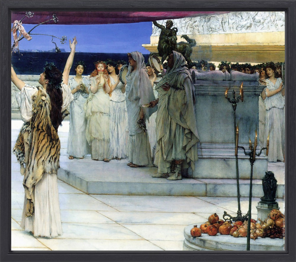 Lourens Alma Tadema - A consecration of Bacchus | Giclée op canvas