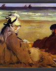 Édouard Manet - On the beach | Giclée op canvas