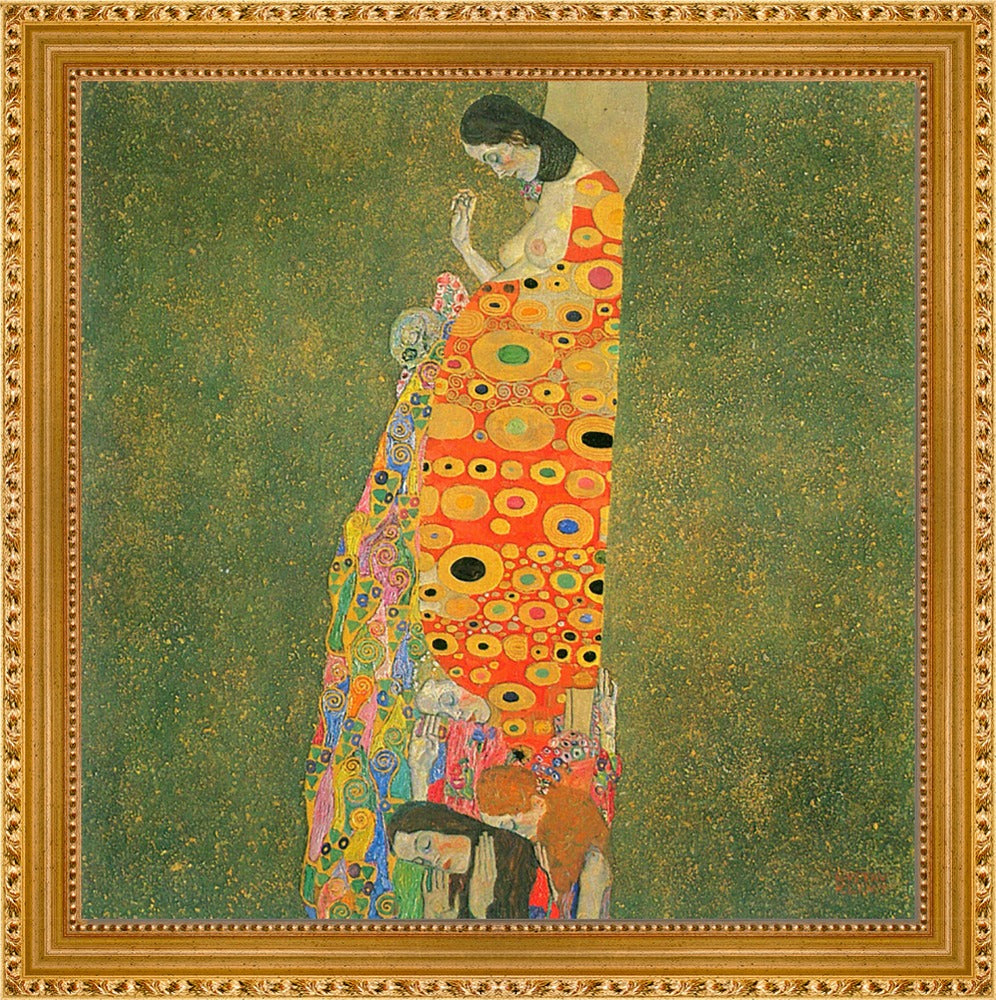Gustav Klimt - Abandoned Hope | Giclée op canvas
