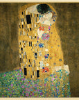 Gustav Klimt - The kiss | Giclée op canvas