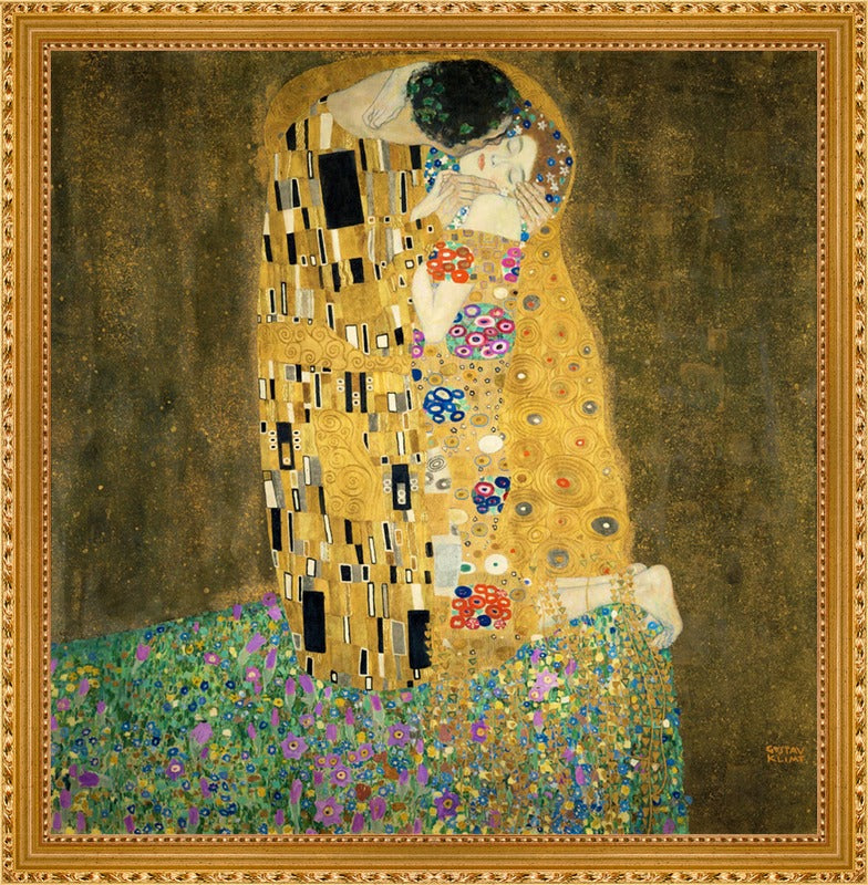 Gustav Klimt - The kiss | Giclée op canvas