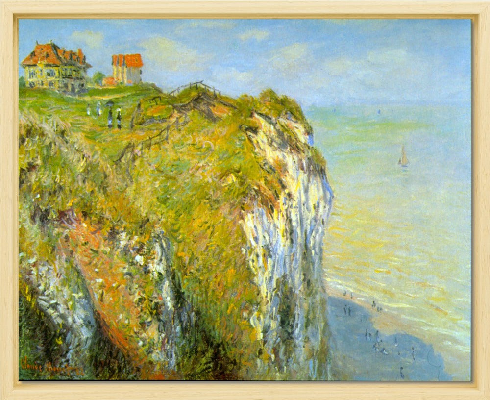 Claude Monet - Cliffs | Giclée op canvas