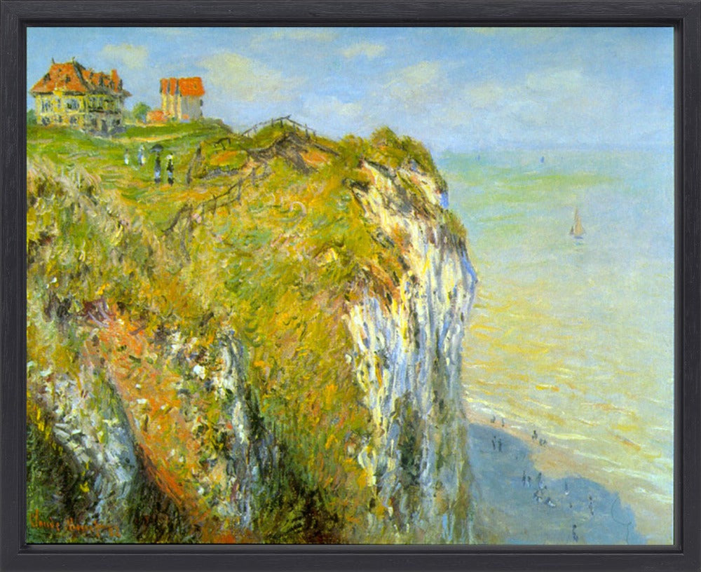 Claude Monet - Cliffs | Giclée op canvas