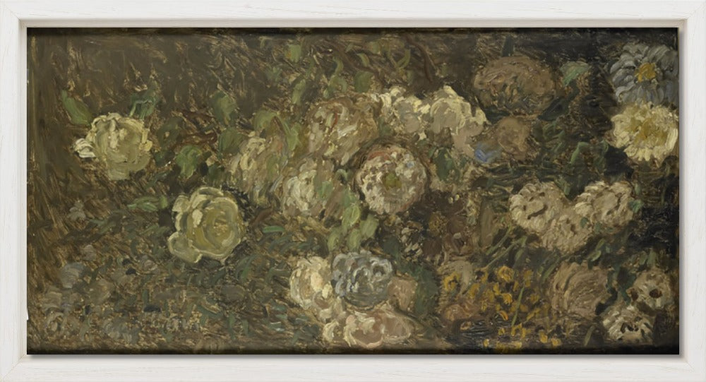 Claude Monet - Bloeman | Giclée op canvas