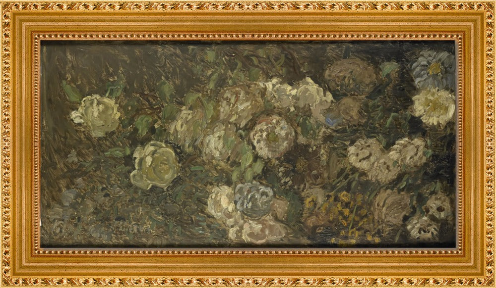 Claude Monet - Bloeman | Giclée op canvas