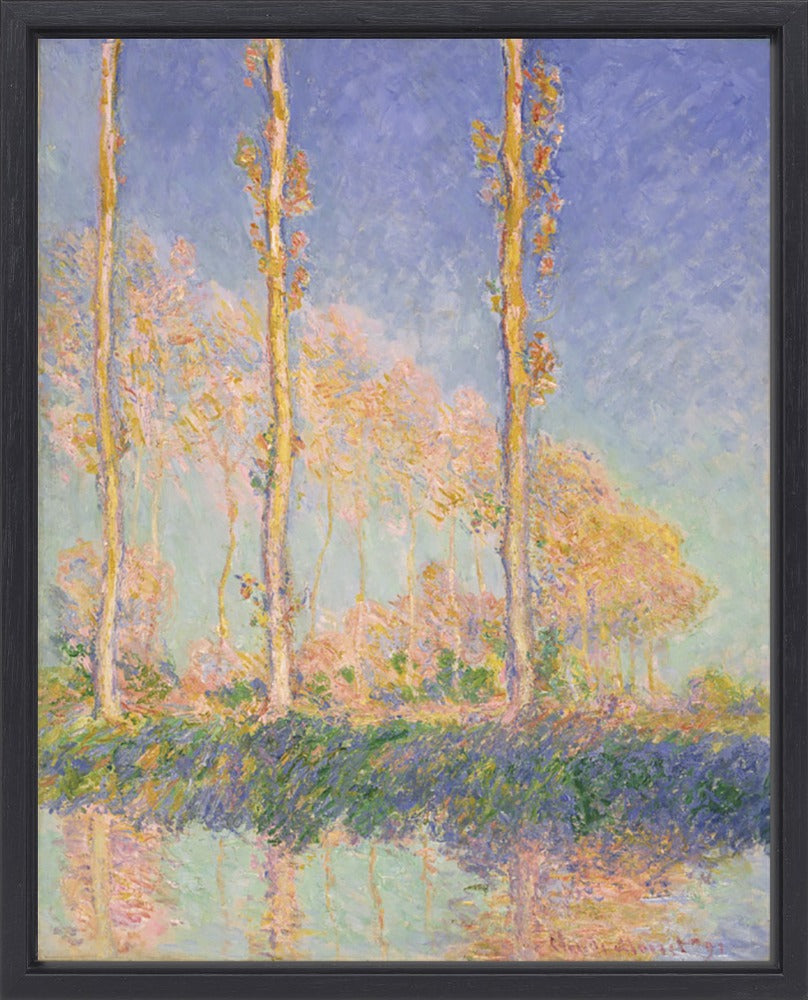 Claude Monet - French Poplars | Giclée op canvas