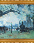 Claude Monet - Gare Saint-Lazare | Giclée op canvas