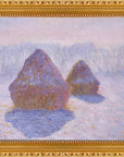 Claude Monet - Haystacks (Effect of Snow and Sun) | Giclée op canvas