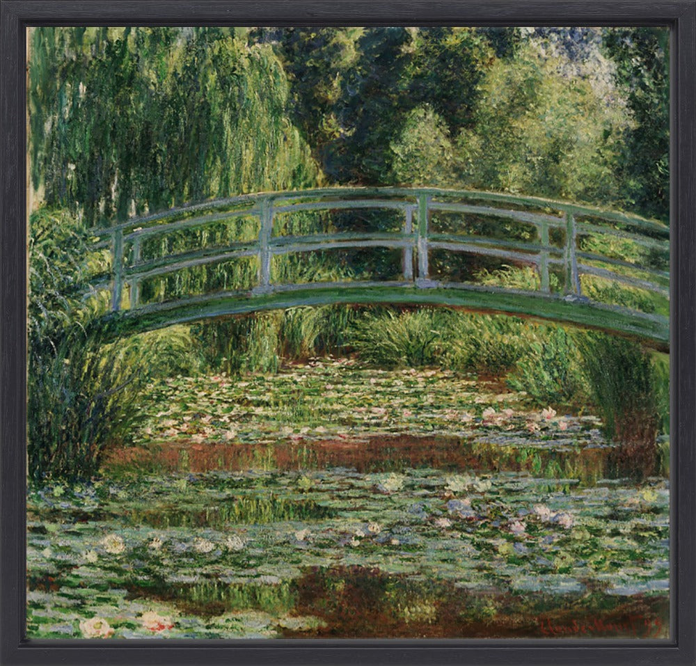 Claude Monet - Japanese Footbridge, Giverny | Giclée op canvas