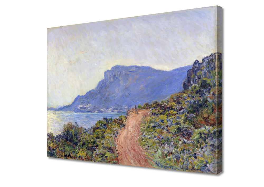 Claude Monet - La Corniche near Monaco | Giclée op canvas
