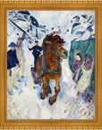 Edvard Munch - Galloping Horse | Giclée op canvas