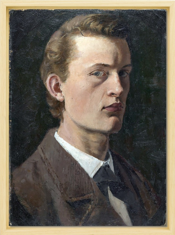 Edvard Munch - Self-Portrait | Giclée op canvas