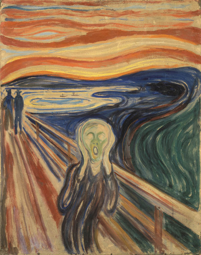 Edvard Munch - De schreeuw | Giclée op canvas