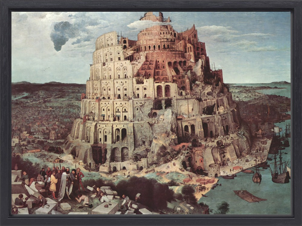 Pieter Bruegel - Tower of Babel 3 | Giclée op canvas