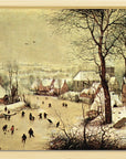 Pieter Bruegel - Winter landscape with skaters | Giclée op canvas