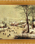Pieter Bruegel - Winter landscape with skaters | Giclée op canvas