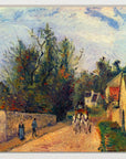 Camille Pissarro - Stagecoach after Ennery | Giclée op canvas