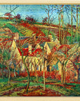 Camille Pissarro - The red roofs | Giclée op canvas