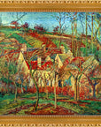 Camille Pissarro - The red roofs | Giclée op canvas