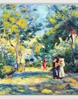 Pierre-Auguste Renoir - A Garden in Montmartre | Giclée op canvas