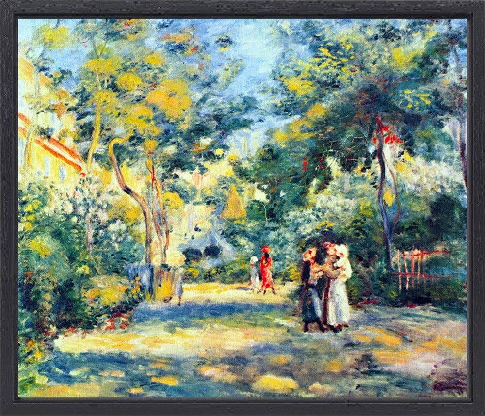 Pierre-Auguste Renoir - A Garden in Montmartre | Giclée op canvas