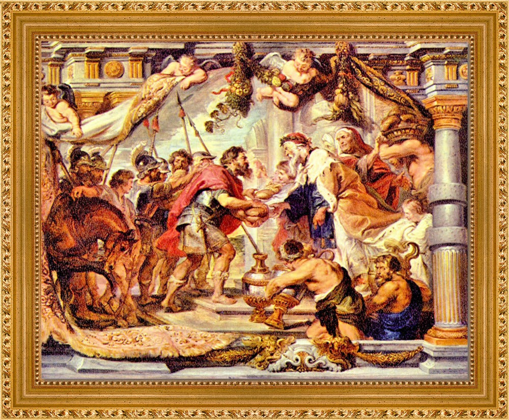 Peter Paul Rubens - Abraham with Melchizedek | Giclée op canvas