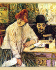 Henri de Toulouse-Lautrec - A la Mie in the Restaurant | Giclée op canvas