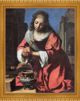 Johannes Vermeer - Saint Praxedis | Giclée op canvas