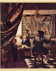 Johannes Vermeer - The Allegory of Painting | Giclée op canvas