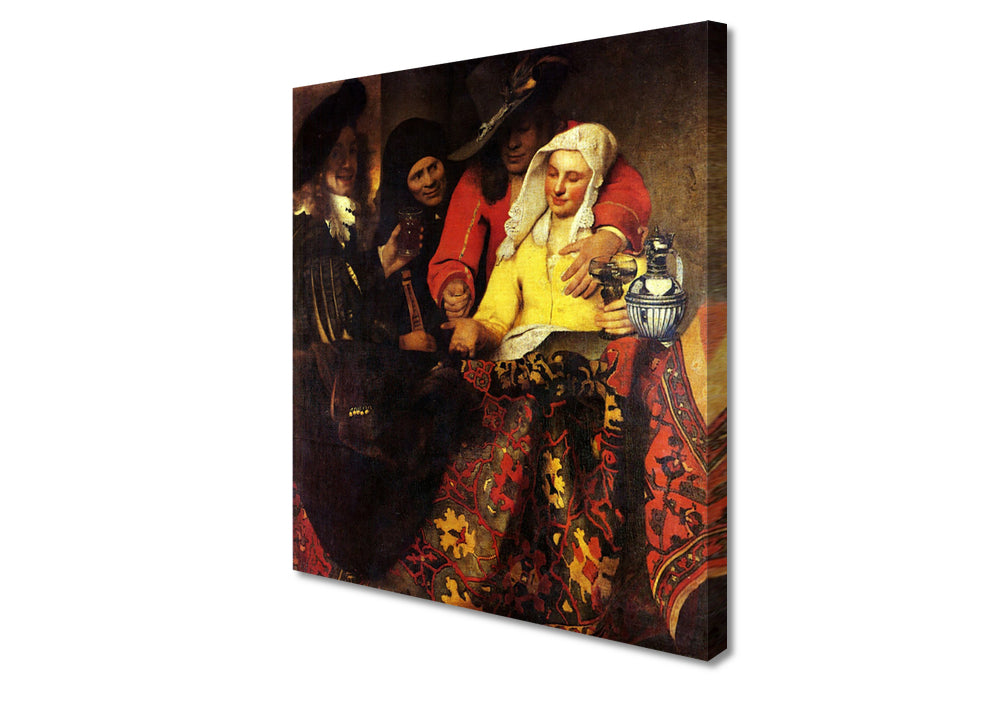 Johannes Vermeer - The Procuress | Giclée op canvas