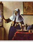 Johannes Vermeer - Young woman with a water jug at the window | Giclée op canvas