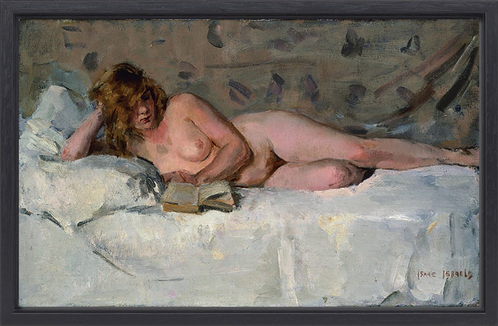 Isaac Israels - Reclining Nude | Giclée op canvas