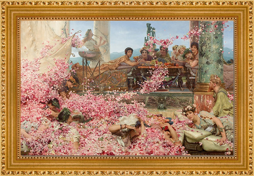 Lourens Alma Tadema - The Roses of Heliogabalus | Giclée op canvas