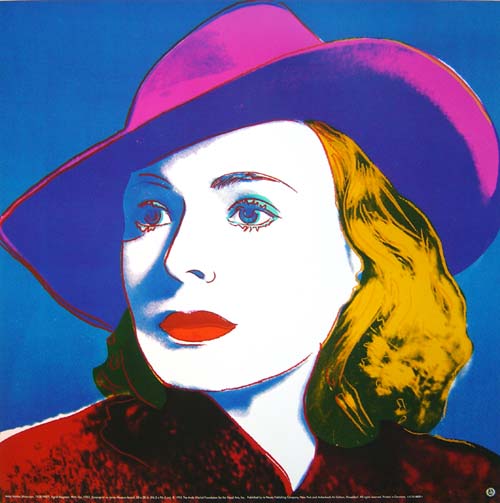 Andy Warhol - Ingrid Bergman (groot) | Litho