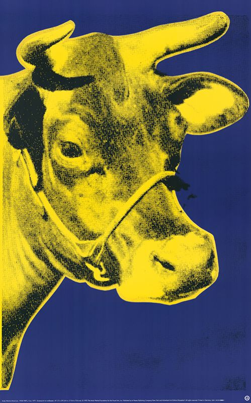 Andy Warhol - Yellow cow | Litho