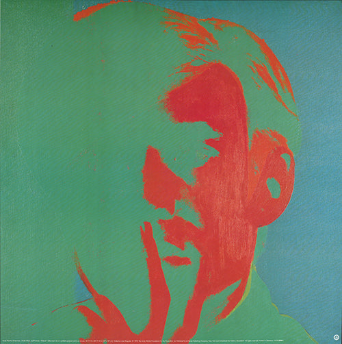 Andy Warhol - Zelfportret groen | Litho