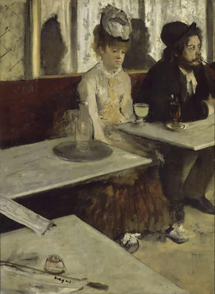 Edgar Degas - Absinth Drinkers | Giclée op canvas