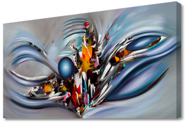 Gena - Abstract Vision | Giclée op canvas