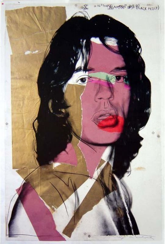 Andy Warhol - Mick Jagger | Litho