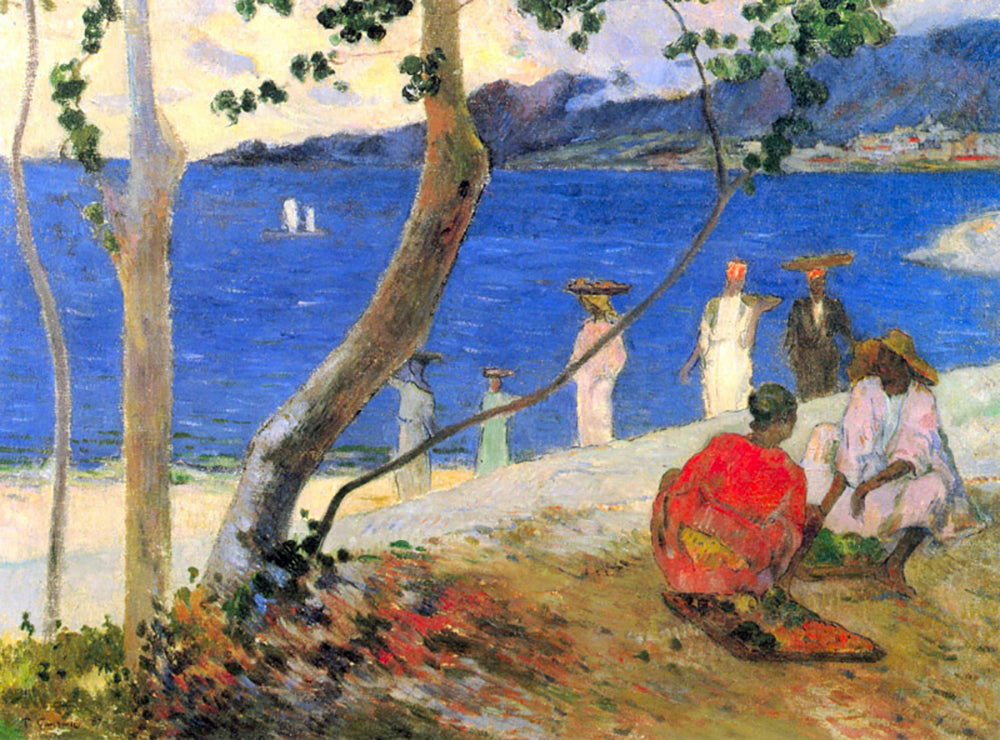 Paul Gauguin - Beach Scene | Giclée op canvas