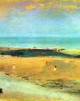 Edgar Degas - Beach at low tide | Giclée op canvas