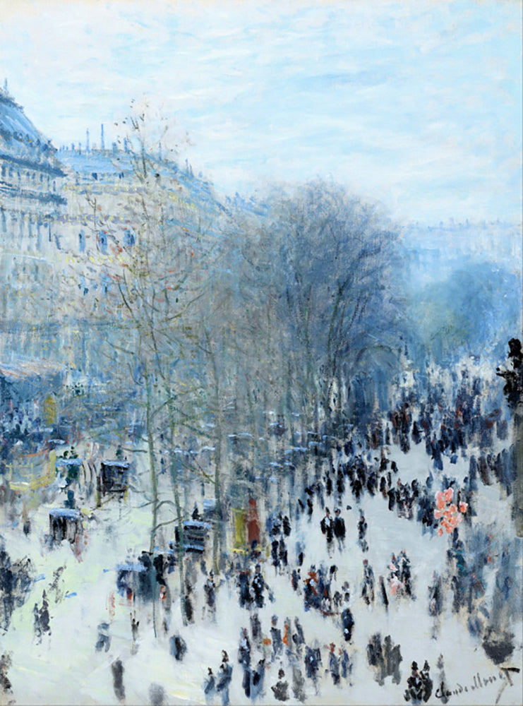Claude Monet - Boulevard des Capucines | Giclée op canvas