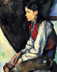 Paul Cézanne - Boy with Red Vest | Giclée op canvas