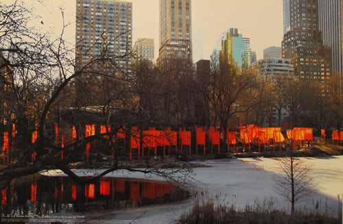 Christo - The gates New York Central Park | Offset-litho